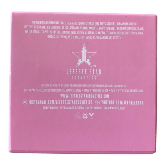 JEFFREE STAR COSMETICS NIB Artistry Single Eyeshadow MOHAWK Baby Pink Matte - Picture 6 of 9